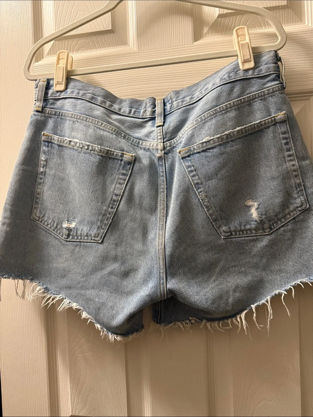 AGOLDE Parker Long Denim Shorts